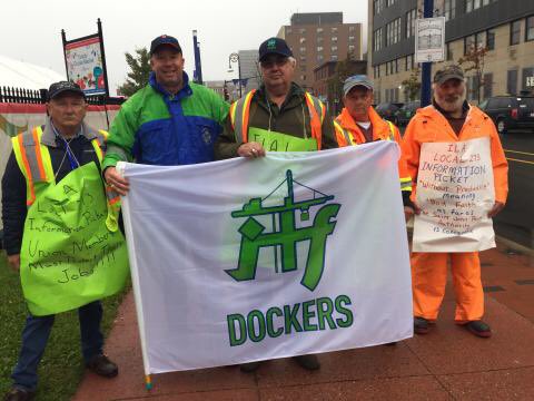 risserk's tweet image. the line defending ILA 273 jurisdiction is down and agreement reached with @PortSaintJohn that recognizes geographical certification congratulations @ITFDockers @ITFglobalunion @ITFCanada #ilastrong