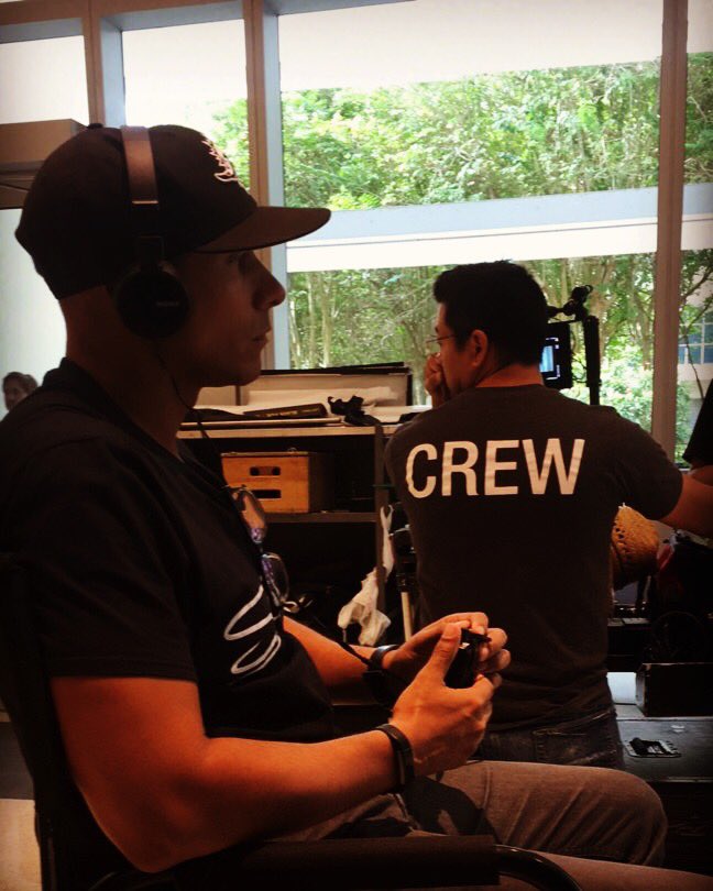 albertopadron's tweet photo. Film Friday #FIU #BTS #ComingSoon #stingdeep #onset🎥🎬 https://t.co/HiEkPY32ue