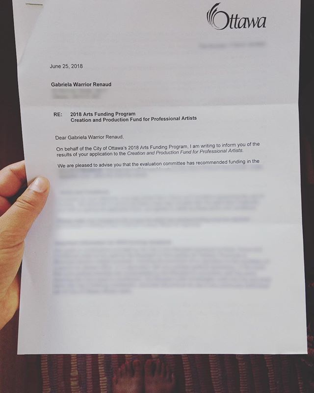 WarriorRenaud's tweet photo. This last June, I received a very important letter from the @cityofottawa, telling me I was a recipient of the Creation and Production Fund for Professional Artists.
•
This week marks the start of a shifting working schedule, to give myself time to edit the #hyphendocumentar… https://t.co/jxM2m0v3iZ