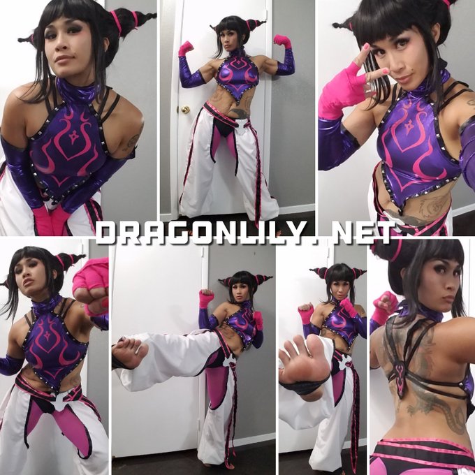 So now you can add my Juri Han cosplay to my available costumes for custom video orders. #jurihan #cosplay