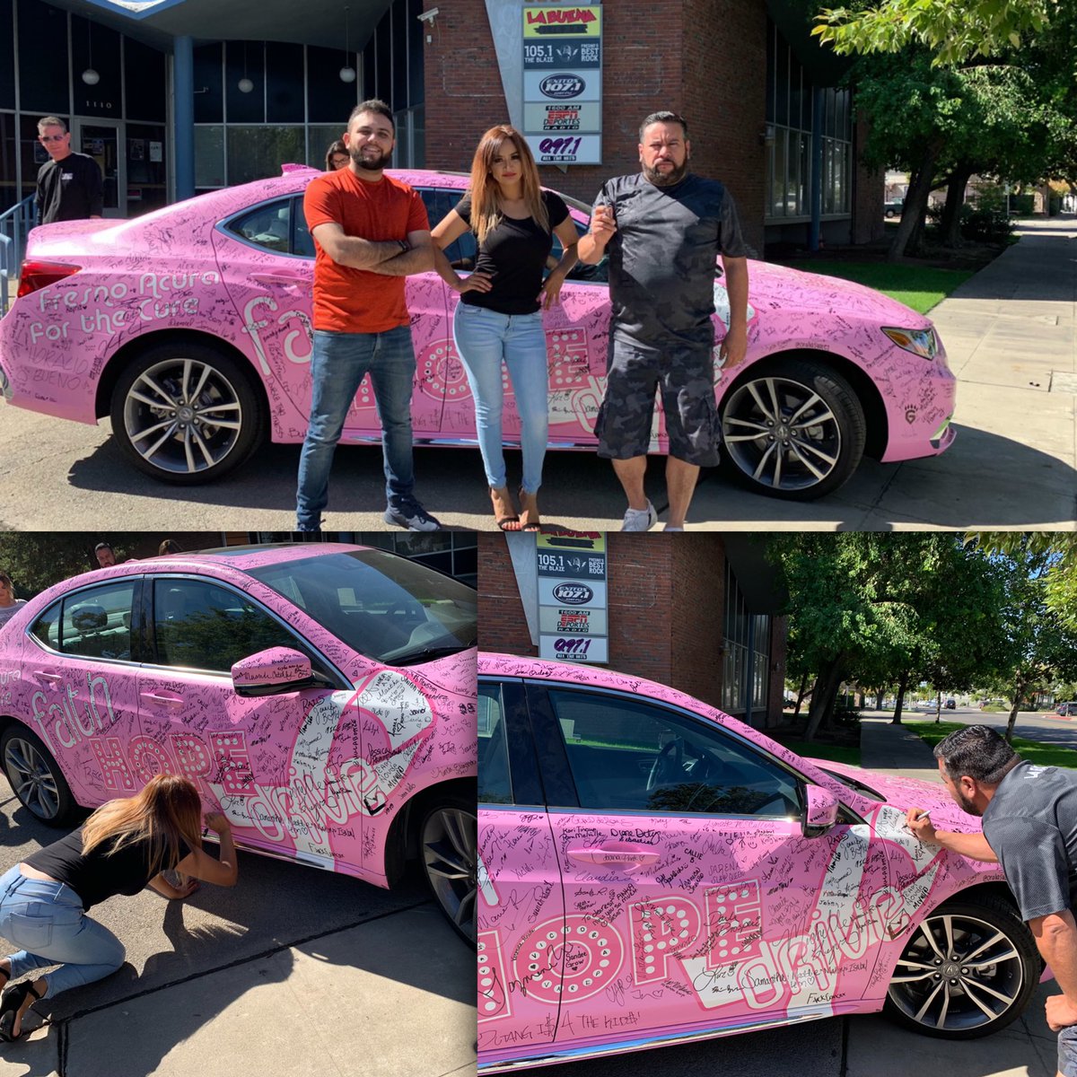 1019labuena's tweet photo. Mes de prevención contra el cancer.. apoyando la campaña de #PinkAcura @ELSINALOA1019 @CR_LaMalandrina https://t.co/OIw1b6ZHj6