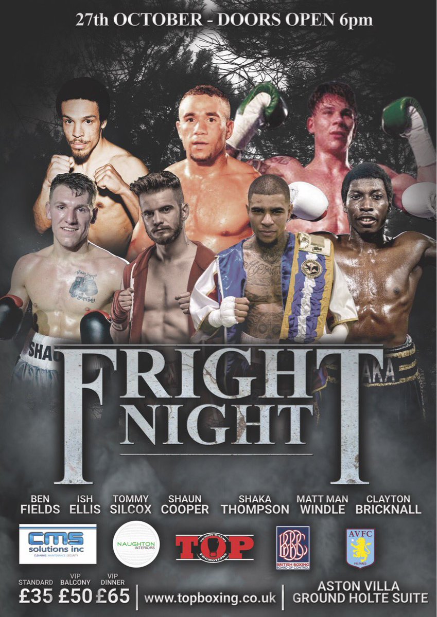 Tommyopro's tweet photo. #27thoctober #proboxing #FrightNight2018 #boxing #boxingnews #food #drinks #boxingnightout #topnightout #topboxing #halloween #fancydress #vip #afterparty hosted by @topboxinguk ππ»π₯π₯π»π https://t.co/8AxnYSAMNN
