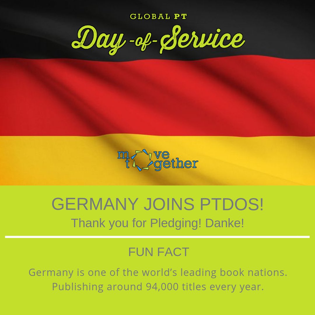 PTDayofService's tweet photo. It's #FlagFriday here at #PTDOS! 🌍🌎🌏

We want to thank our new ambassadors and colleagues around the world that have joined us this week from France 🇫🇷, Scotland 🏴󠁧󠁢󠁳󠁣󠁴󠁿, China 🇨🇳, and Germany 🇩🇪!

You can pledge by following this link: https://t.co/uaINYfFEmn https://t.co/zPCI5HpSUV