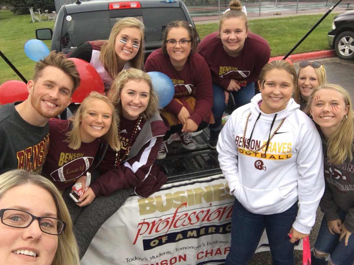 BensonMN_BPA's tweet photo. Happy Homecoming from Benson BPA! https://t.co/OdUn1F6T5Q