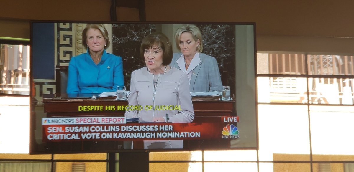WJSClanton's tweet image. You all should be ashamed! .@SenatorCollins .@cindyhydesmith .@SenCapito This makes me want to 🤢🤢🤢🤢🤢🤢🤢🤢#WomenWillRemember #Digusting #CancelKavanaugh #CancelYallToo