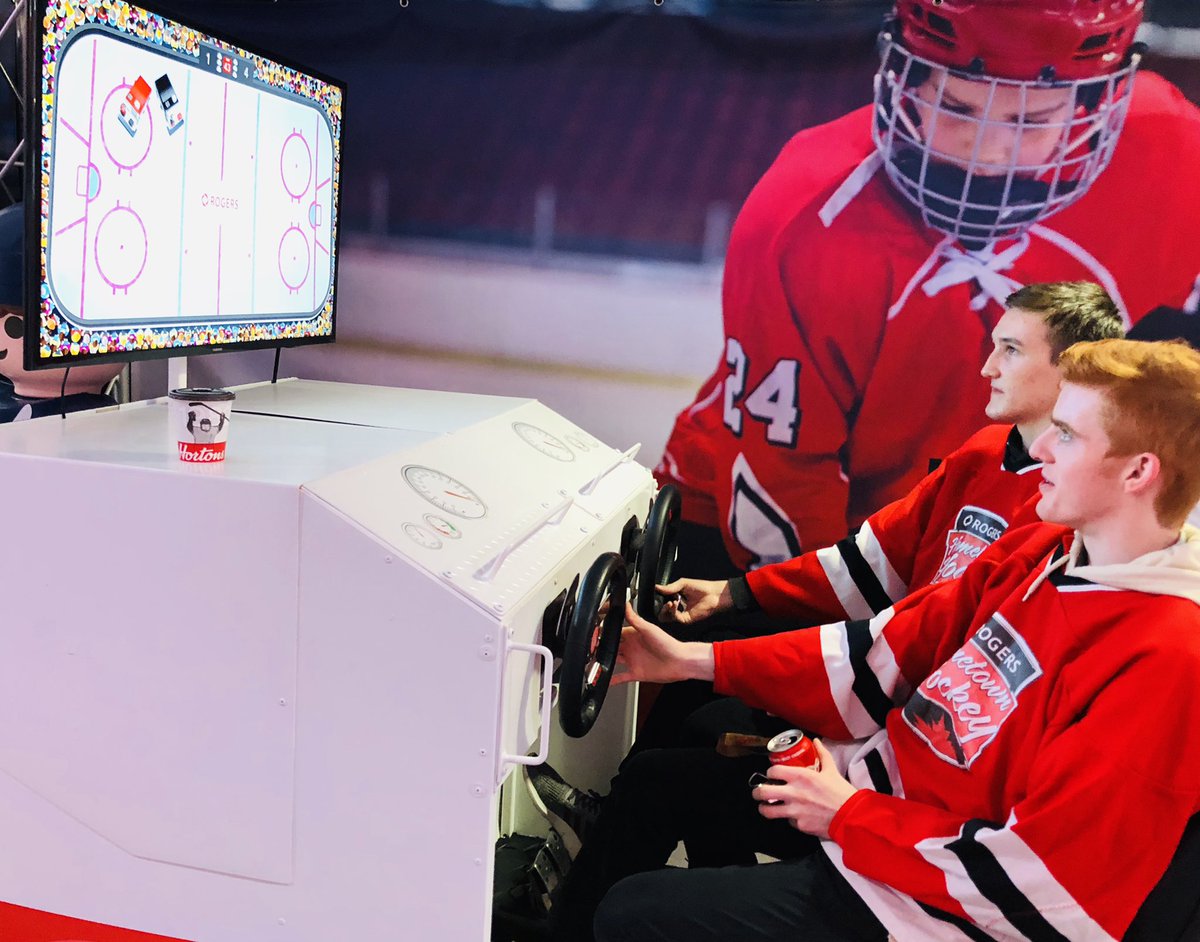 KMHA_All's tweet photo. @hometownhockey_ #RogersFanHub fun all weekend long!  Come out and play, there is something for everyone! https://t.co/x9sX5mkmbG
