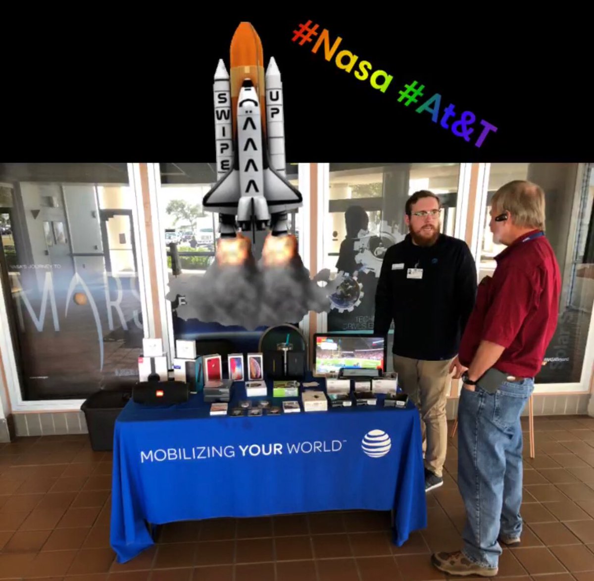 shaleenajade's tweet photo. #NASA #ATT #PARTNERSHIPS #TableEvent #Community @Rainey_5335 @MDiehljr @jemeFL @KenAiello66 @NASA @Ang_Rutherford1 @JenVanBus @costelloatt @TheAnneChow @DownsLynthea https://t.co/dqXF9rB2HS