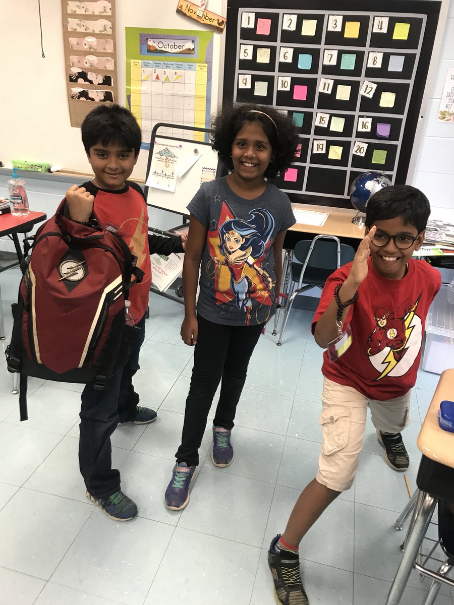 misspantina's tweet photo. Ending Week of Respect with a POW! We are #SuperRespectful students #RespectIsPower @WoodbrookSchool https://t.co/YSrGpOjdFc