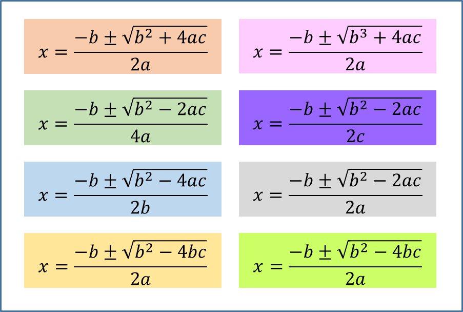 stephenbodman's tweet image. #spottheerror #quadratic #formulae #mathschat