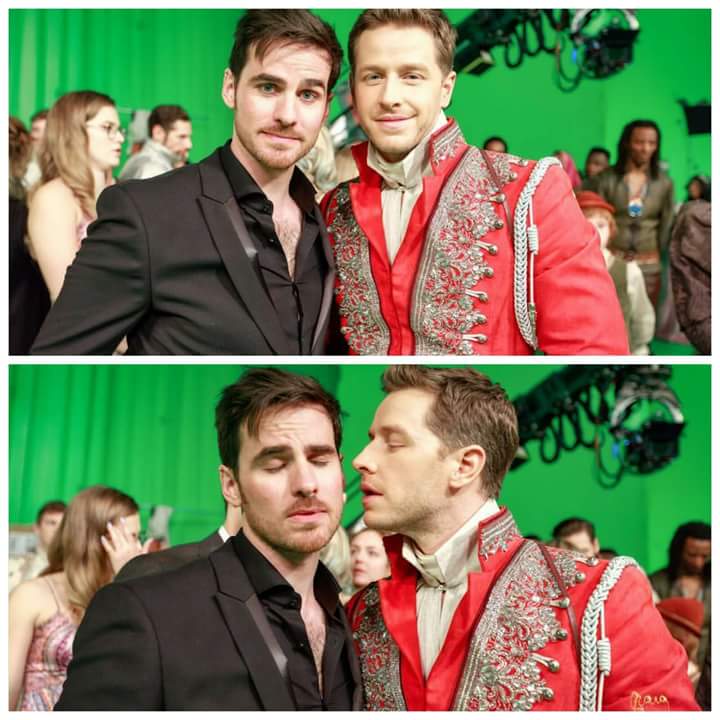 JoshDFamily's tweet photo. #PicOfTheDay 
Missing those two together 
#Bromance #CaptainCharming
#OUATS7 @JoshDallas
@colinodonoghue1
#JoshFamily https://t.co/01XXOj2MFY