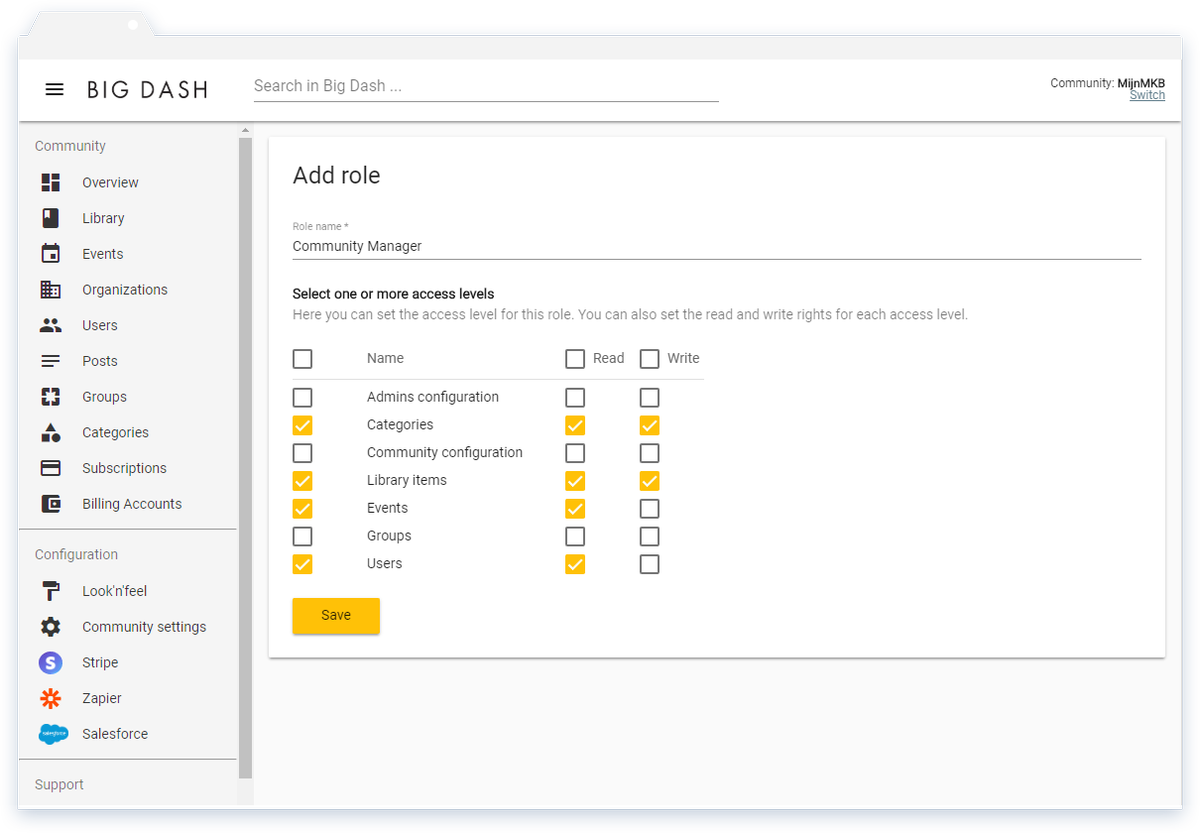 This week we added role-based access control to the admin dashboard, improved subscriptions with trial periods, made a bunch of small improvements and fixed a few bugs. Hope you like it! Full release notes @ bigdash.co/release-notes