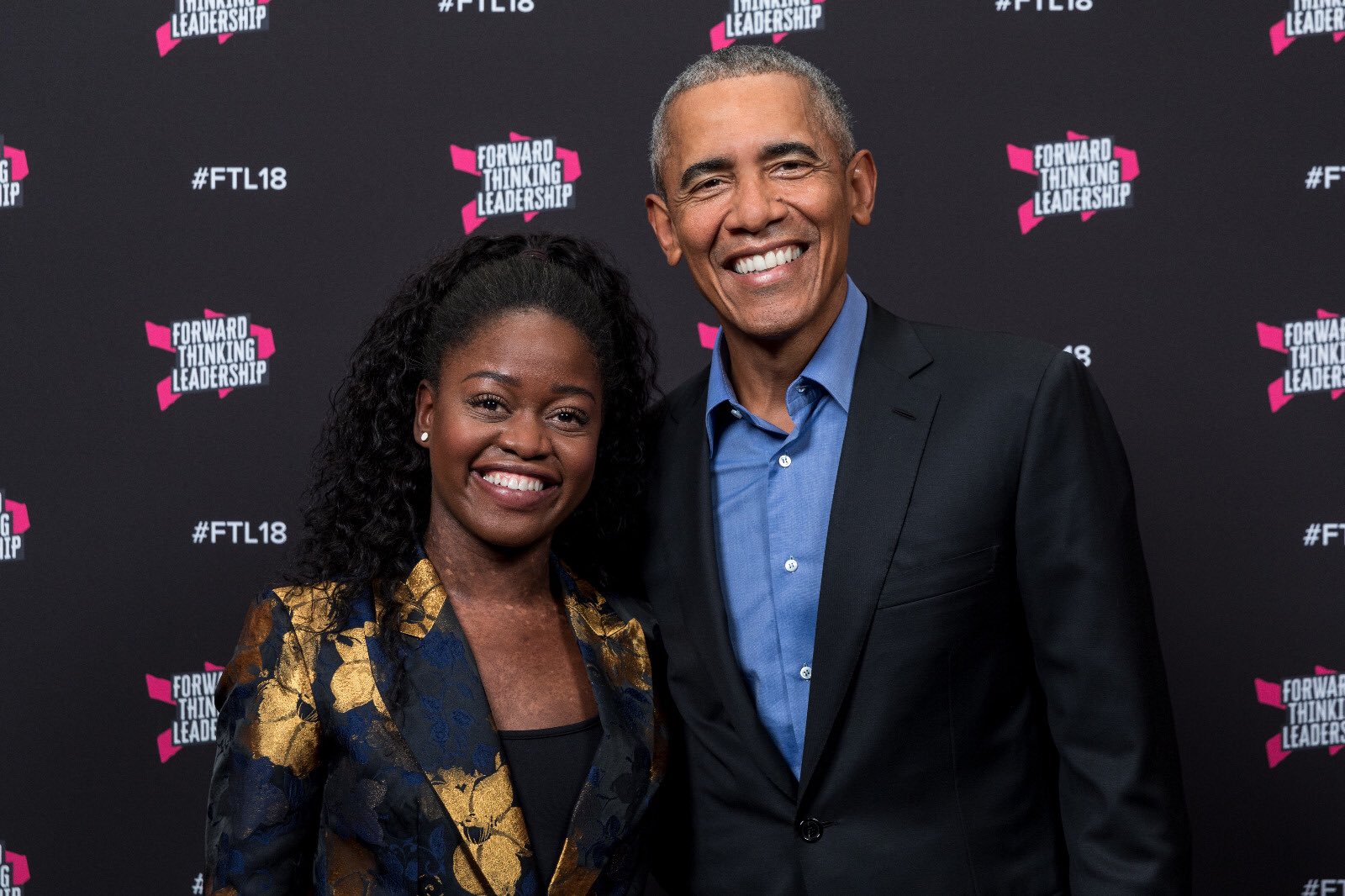 Michaela DePrince on Twitter: "The one and only Barack Obama 💙 https://t.co/9RFUpEuFR9" / Twitter