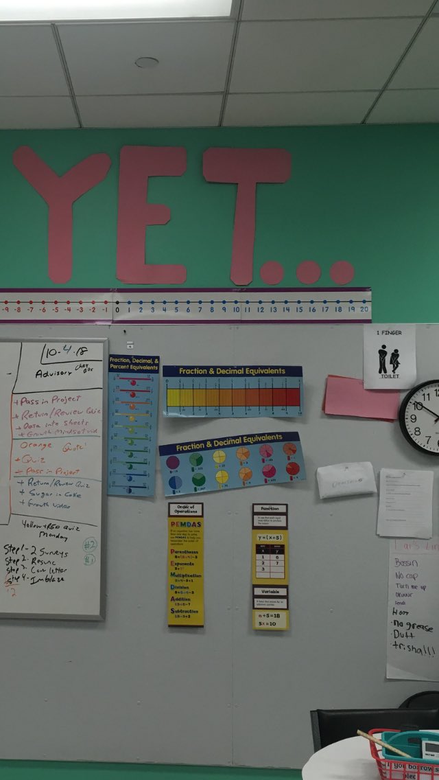 MrKERBLE's tweet image. Reminder of Growth Mindset and the power of YET! #LUmathmethods