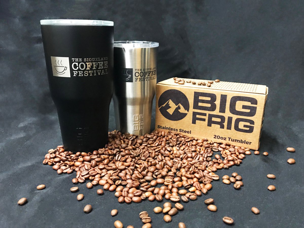 How cool are these personalized Big Frig tumblers for The Siouxland Coffee Festival?! ☕️

Tickets ON SALE NOW! ✔️

siouxlandcoffee.com ⬅️
