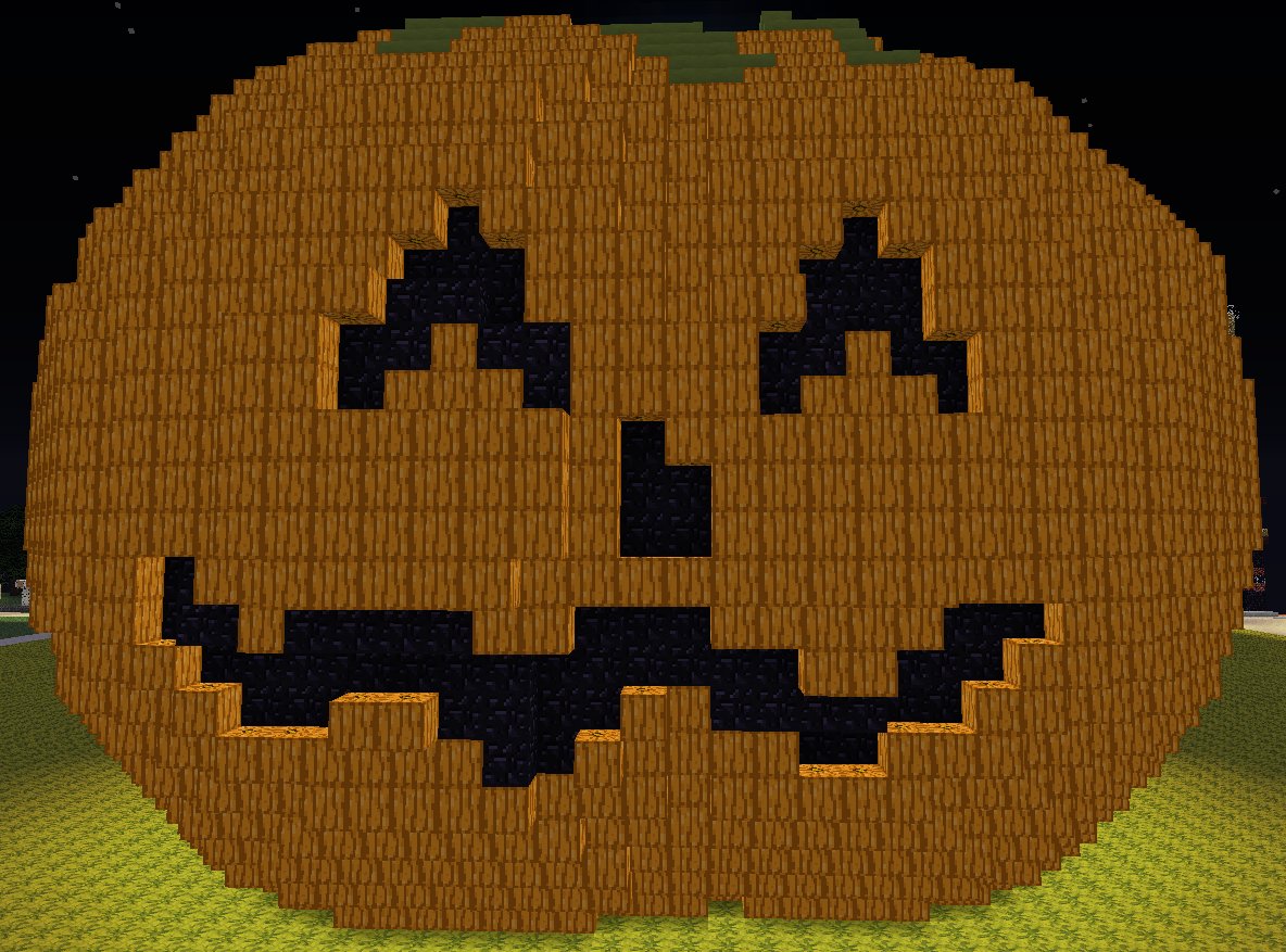 Like real pumpkin carving, without the mess. Our Pumpkin Carving Event is back for 2018! More info at EMC.gs #Minecraft #PumpkinCarving
