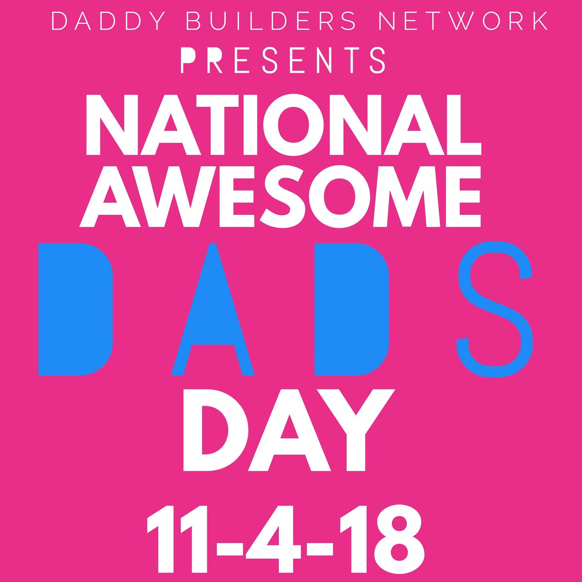 DaddyBuilders's tweet image. #AwesomeDAD
#NationalAwesomeDadDay
#NationalAwesomeDadsDay

You are BeTTer than a once a year celebration (Father's Day).
CELEBRATE AN AWESOME DAD TODAY AND ESPECIALLY ON NATIONAL AWESOME DADS DAY!

Share with and put your Family, Friends, Boss, Coworkers....... on notice! 😆