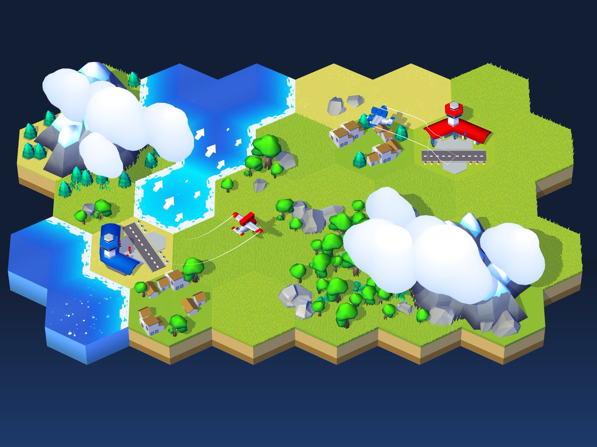 flarup's tweet image. I’m so excited about Fly THIS! Not only is the gameplay coming into its own, but the style is reaching new heights. Just look at these 4 worlds we’ve been working on 😱 

More details (&amp;amp; beta) on Patreon patreon.com/posts/21875451 #screenshotsaturday #dkgame #madewithunity #gamedev