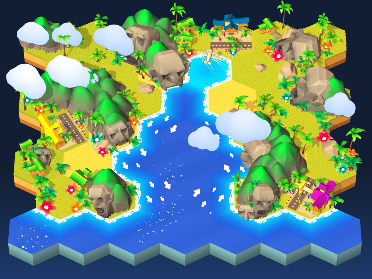 flarup's tweet image. I’m so excited about Fly THIS! Not only is the gameplay coming into its own, but the style is reaching new heights. Just look at these 4 worlds we’ve been working on 😱 

More details (&amp;amp; beta) on Patreon patreon.com/posts/21875451 #screenshotsaturday #dkgame #madewithunity #gamedev