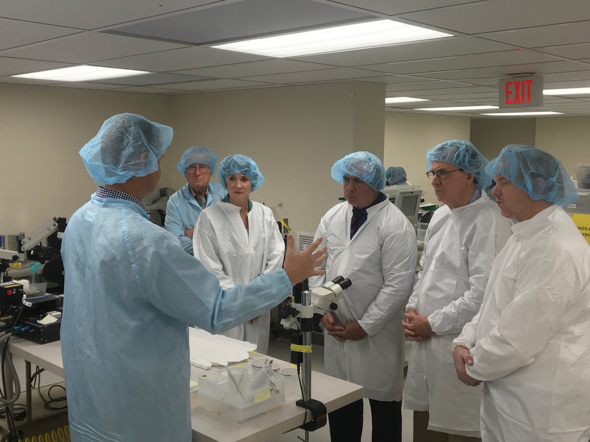 quinn4senate's tweet photo. It was my pleasure to have @SenatorBrowne, Senate Appropriations Chair, in the 10th SD today and introduce him to Marv Woodall and Brian Firth, MD of Thrombolex and Todd Richmond of Peregrine. Together they are leading the way on innovative pulmonary embolism treatment. https://t.co/lvteFt2J0m