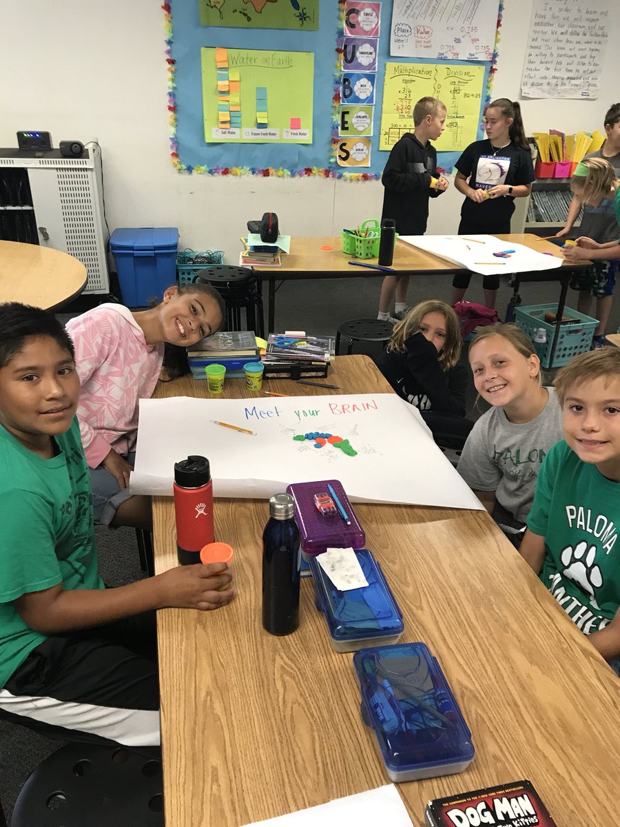 mrskcannon's tweet photo. Today we met our brains! 🧠 #gopanthers #growthmindset #brainpower #5thgrade https://t.co/7MPNISGXQ5
