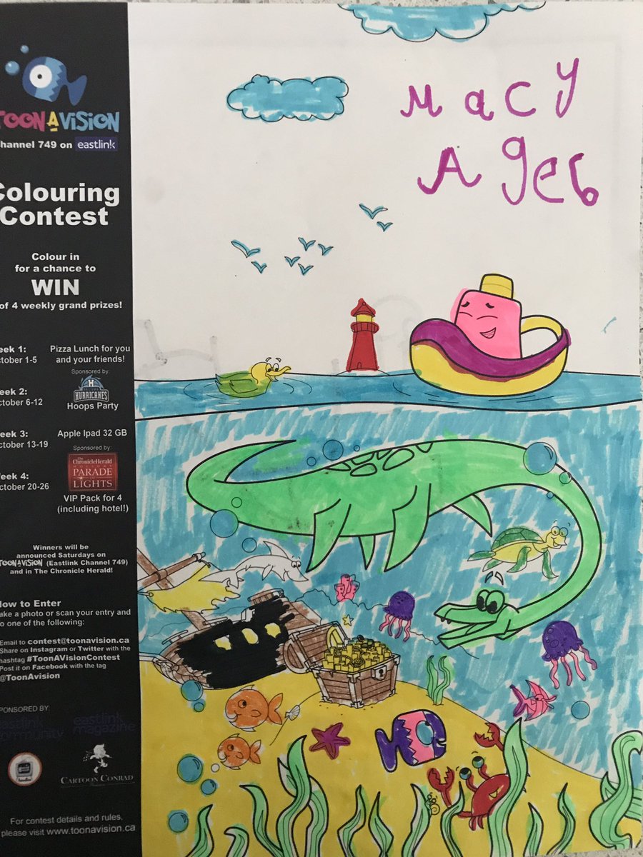 krisbollivar's tweet photo. Macy’s colouring contest entry #toonavisioncontest https://t.co/MRa28vGiF5