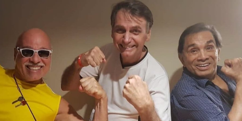 Dedé Santana afirma que #Bolsonaro é a "salvação" dos seus filhos e netos → bit.ly/2Nrj4DU