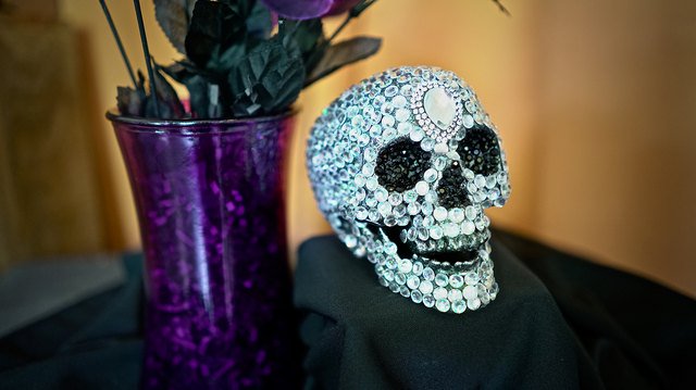 Upgrade your #Halloween decor game with this beautiful Gemstone Studded Skull DIY.
to.ehow.com/GemSkull