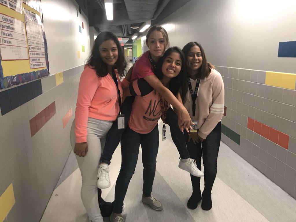 ispaatgables's tweet photo. ISPA Students wear pink in support of #BreastCancerAwarenessMonth #phoenixsoar #iamispa https://t.co/ZrflZTGlTt