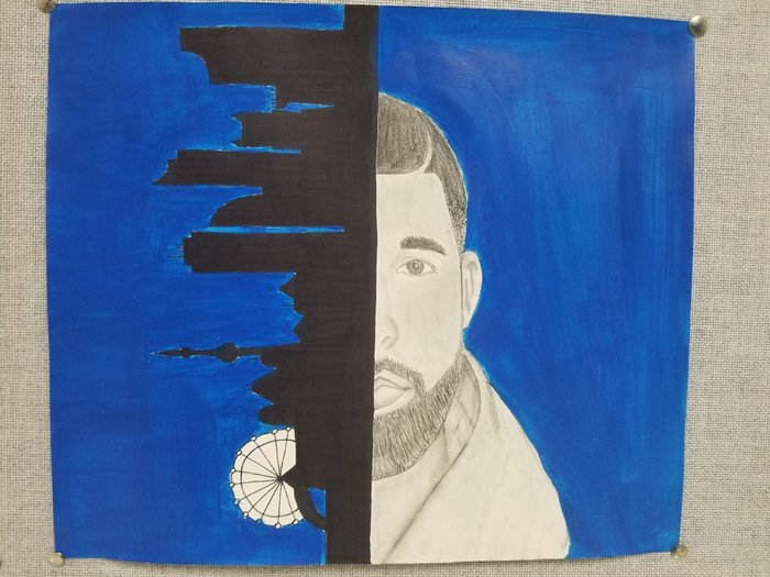arcolaJRSR's tweet photo. View these exceptional drawings of Drake, TuPac, Messi, and Hulk posted in our hallways. Drawings by: Daniela Garcia, Michael Garza, Adrian Llanes, and Kareem Trejo! https://t.co/9UwYm5RuhK