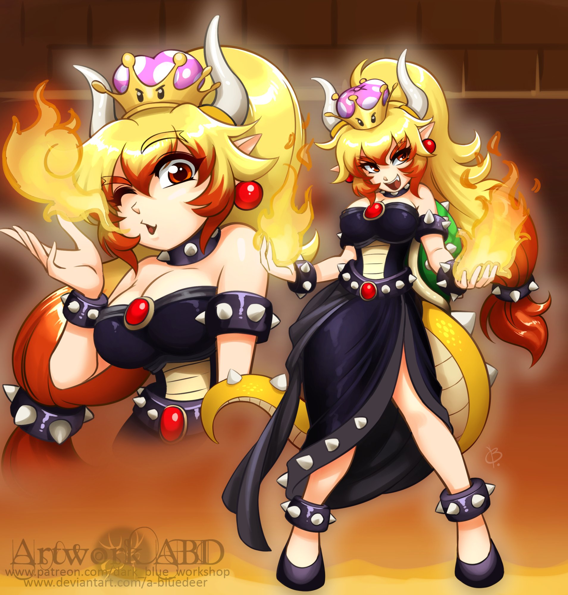 Here's some #Bowsette for all my fans! #bowserette #bowserpeach #B...
