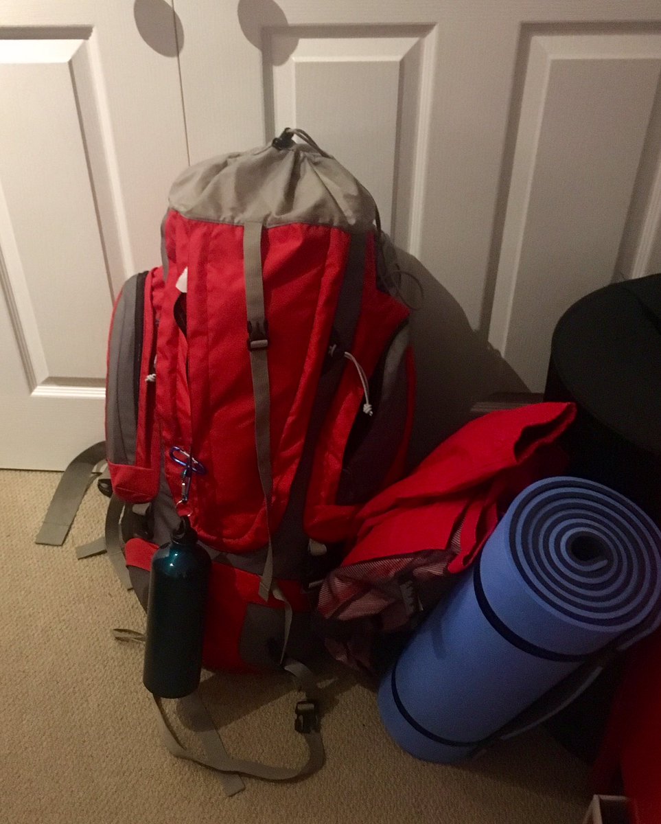 @CWLCDofE Already packed and ready for tomorrow #silverDofE               All waterproofed up #bringontherain ⛺️☔️