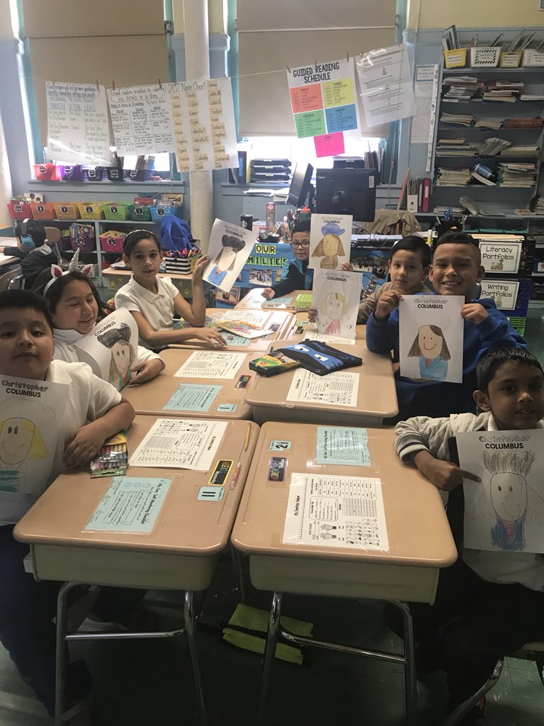 2ndGradeJKO's tweet image. Class 202 learned all about Christopher Columbus during Genius Hour today! #christophercolumbus #geniushour #class202 @PS66JKO