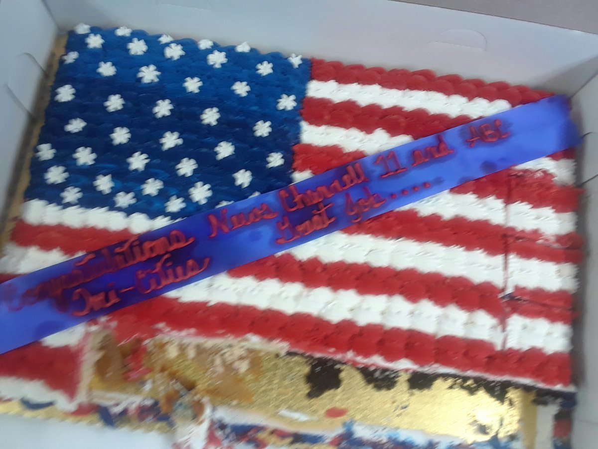 ZachWJHL's tweet photo. When @jquaintance orders a cake for the newsroom.. a GIANT cake! #TrumpInTriCities https://t.co/Dy6464iMjT
