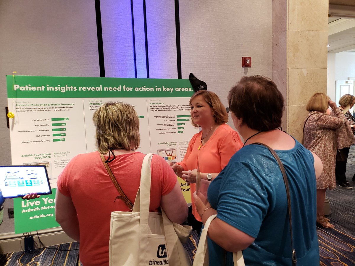 MicheleGuadalup's tweet photo. Our amazing @ArthritisFdn Platinum Ambassador, @debconstien presenting our poster at #NORM2018 !!  Thanks Deb! https://t.co/1gtkmZ9glz