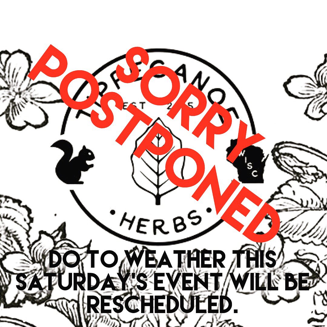 Do to weather tomorrow’s Medicinal Plant Walk has been CANCELED. We apologize for the inconvenience you can always visit the Mitchell Park Conservatory on these rainy days. Stay tuned for rescheduling @tippecanoe_herbs #milwaukee #mke