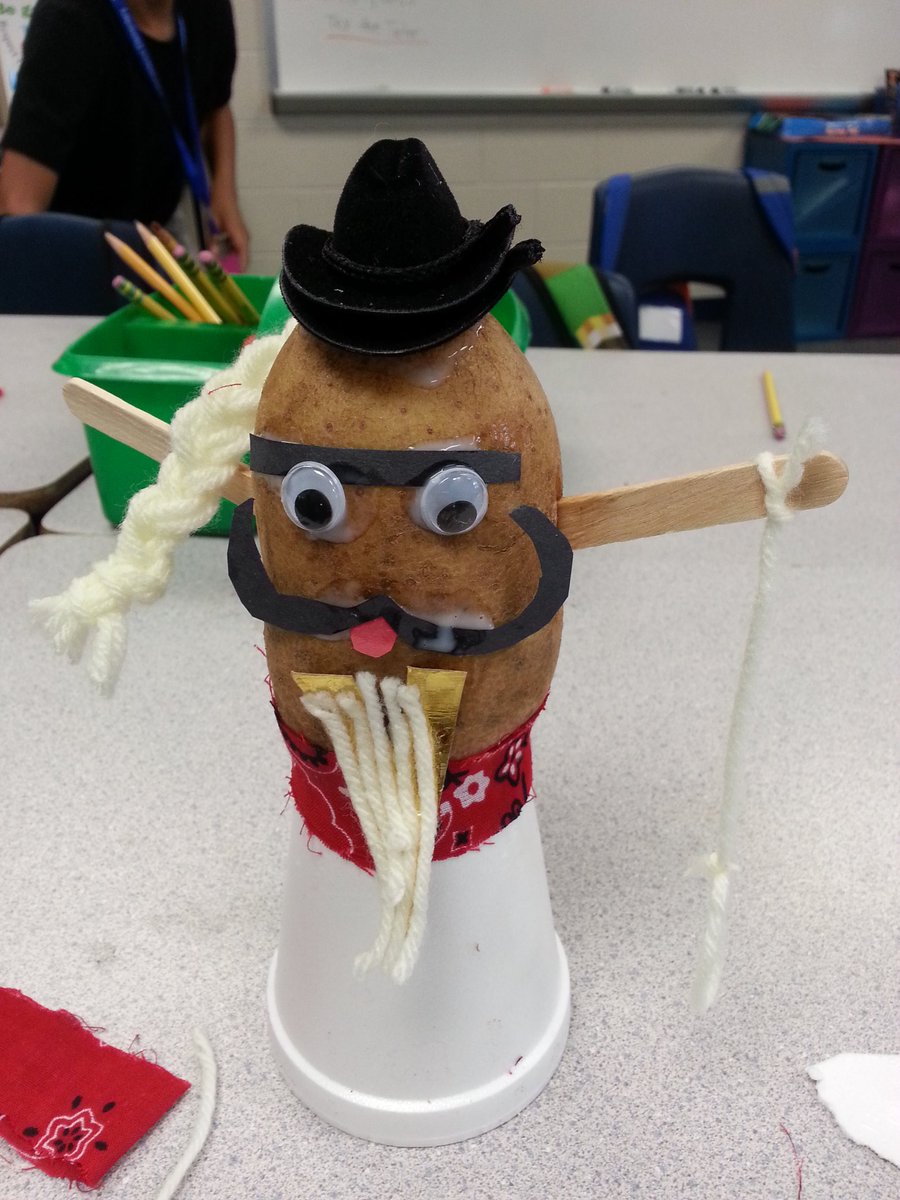 Both classes got creative with Tex the Tater in support of Humble ISD Child Nutrition Dept. <a href="/HumbleISD_SWE/">Summerwood Elementary</a> #FollowTheStars