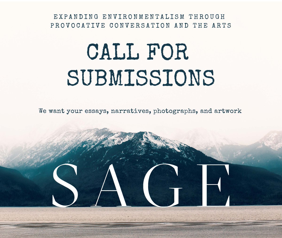 SAGEMagazine's tweet photo. Seeking submissions! Submit your proposal here: https://t.co/MfPmm6k0b2 https://t.co/TeC3fRHAvT