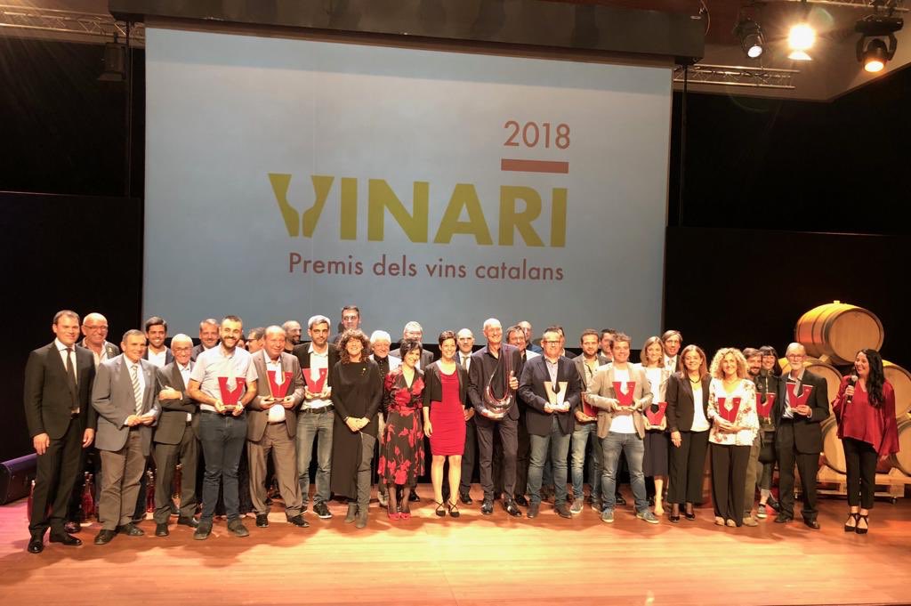 Enhorabona a tots els guardonats en aquests #Vinari18. Som un gran país de vins.