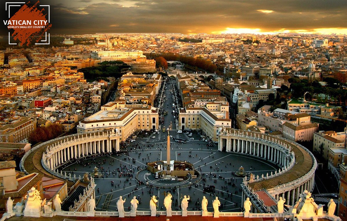 flightvana's tweet image. World’sSmallest Country🌍
Centred on the domed bulk of St Peter’s Basilica, Vatican City flaunts world’s most revered artwork.🌄

#smallestcountry #vaticancity  #stpetersbasilica #biggestchurch #countries #world  #LaquanMcDonald #WorldTeachersDay #travel #places #fridayfeeling