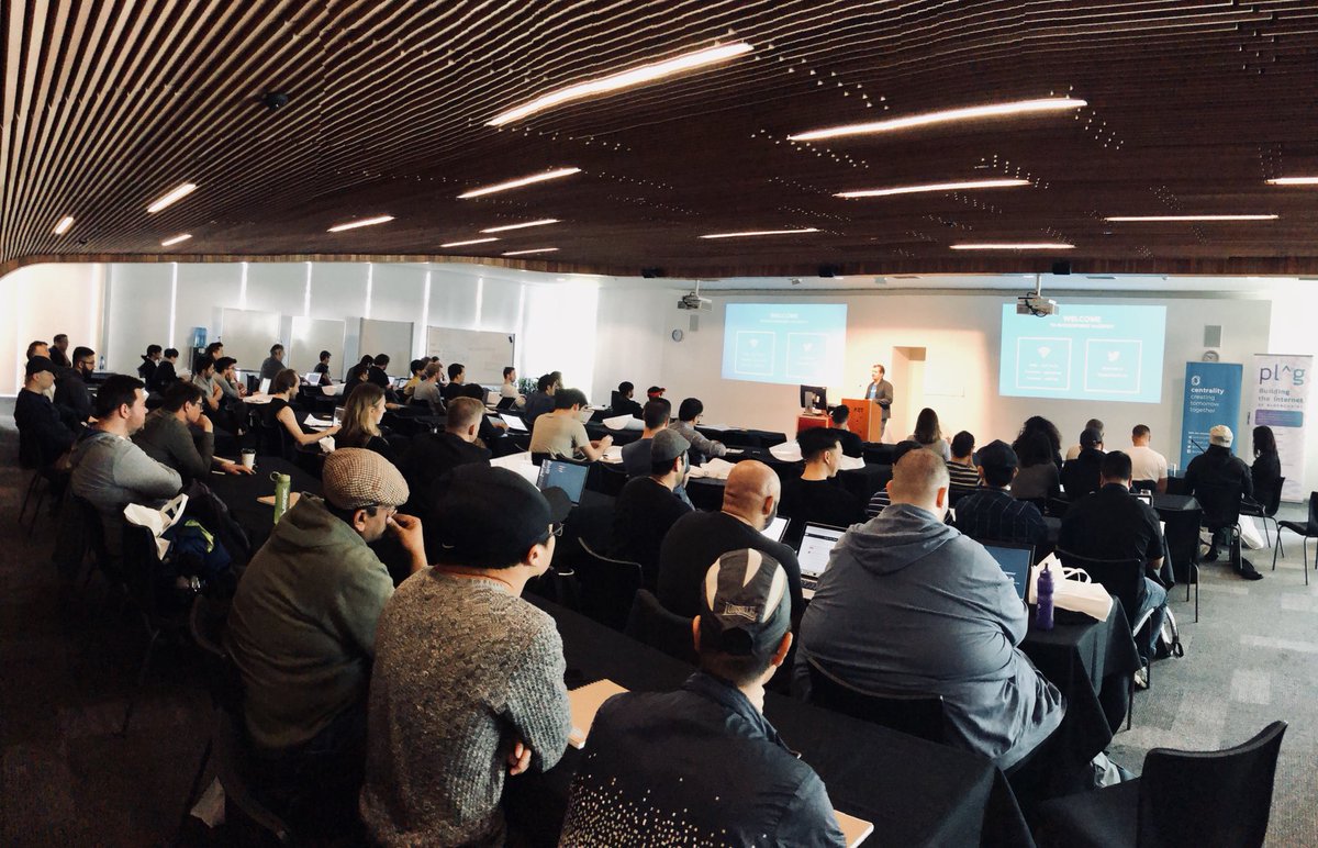 plugtoolkit's tweet image. The room is buzzing @BlockworksNZ Hackfest this morning with @AklHiggs #UnhackTheWorld #plugblockchain