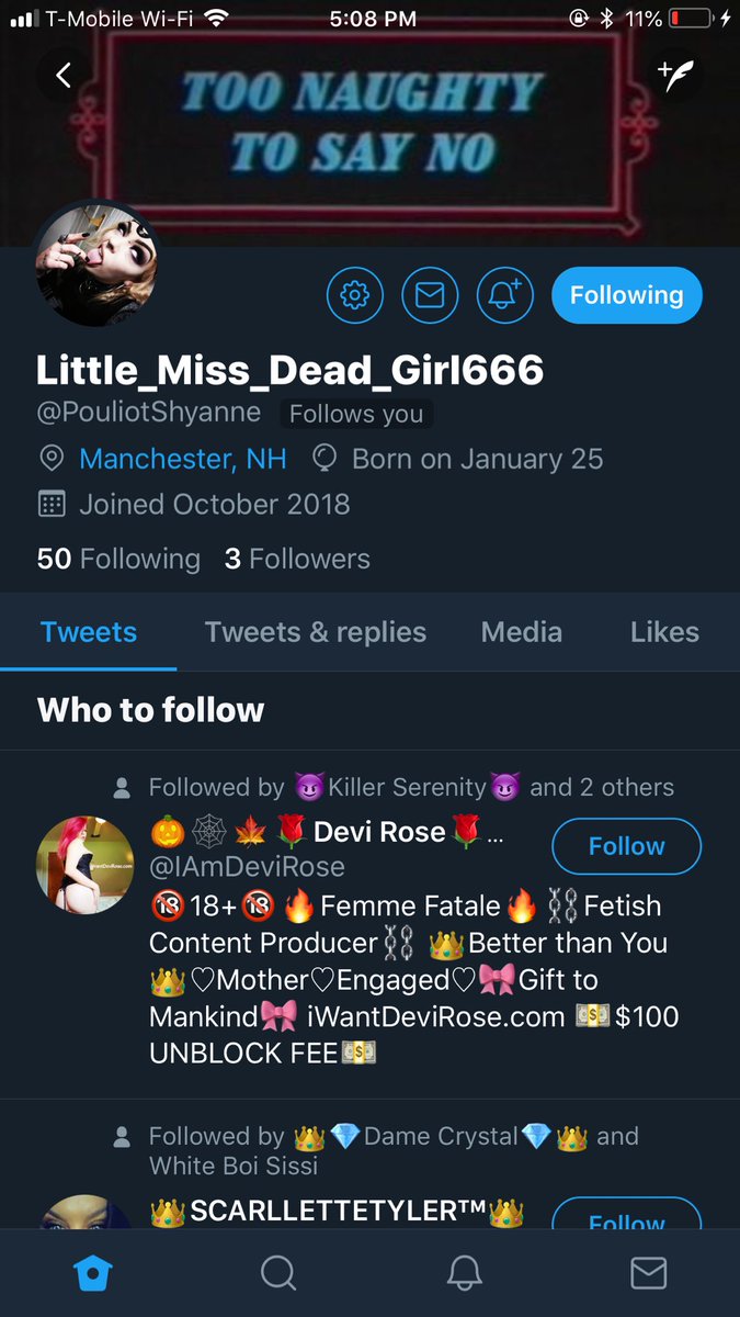 TheOnlyGoddess4's tweet photo. Go follow my home girl so she can fuck your #loser world up #pigs 😍😍😍😝 #findom @PouliotShyanne https://t.co/TfS6axa2Ne