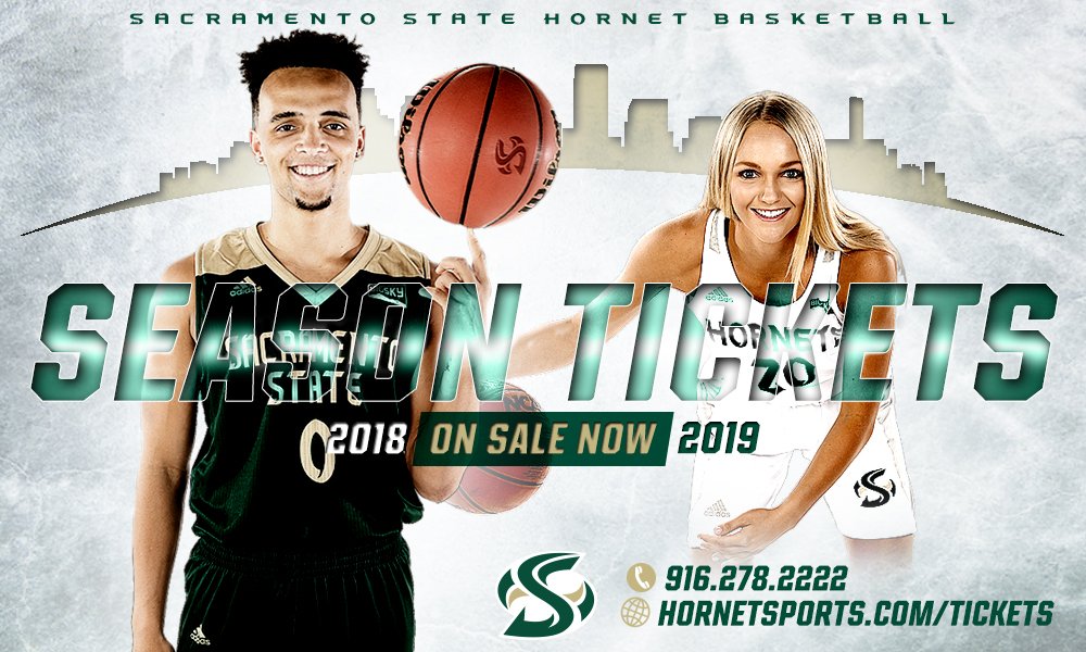 Let's go Hornets!!!!!! Get your season tickets today. <a href="/SacHornetsMBB/">Sacramento State Men's Basketball</a> @SacStWBB <a href="/oneMG_/">Marcus Graves</a> <a href="/raegenrohn/">Raegen Rohn</a>