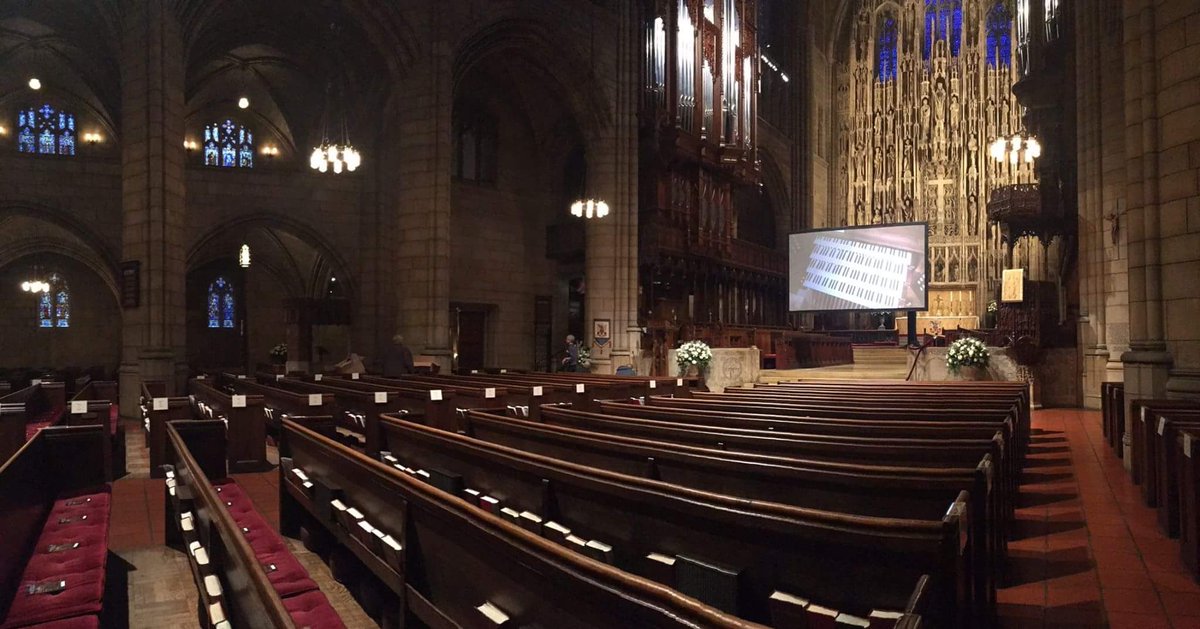 Getting ready for tonight’s recital, dedicating the new Organ at @SaintThomasNYC in memory of John Scott. It’s amazing and humbling to see how his dream has become a reality. saintthomaschurch.org/calendar/event…