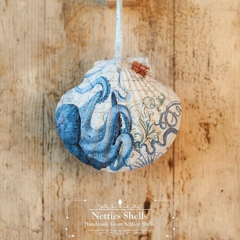 Nettiesshells's tweet photo. Octopus shell ๐
#octopus #decoration #nettiesshells https://t.co/RP1Zs7vnaj