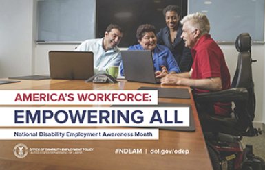 National Disability Employment Awareness Month 2018 poster