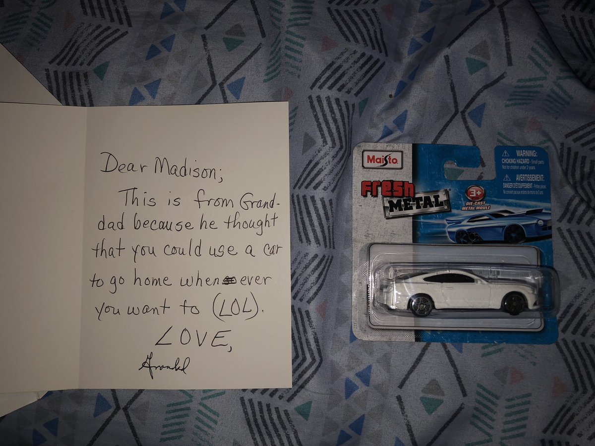 madicyd's tweet photo. I got this in the mail today from my Grandfather who knows I’m homesick from college. He’s so cute and I can’t wait to see him😩❤️ https://t.co/y0U5xIK2id