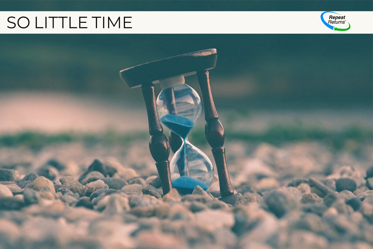repeatreturnsco's tweet image. You have the time- when you work with Repeat Returns