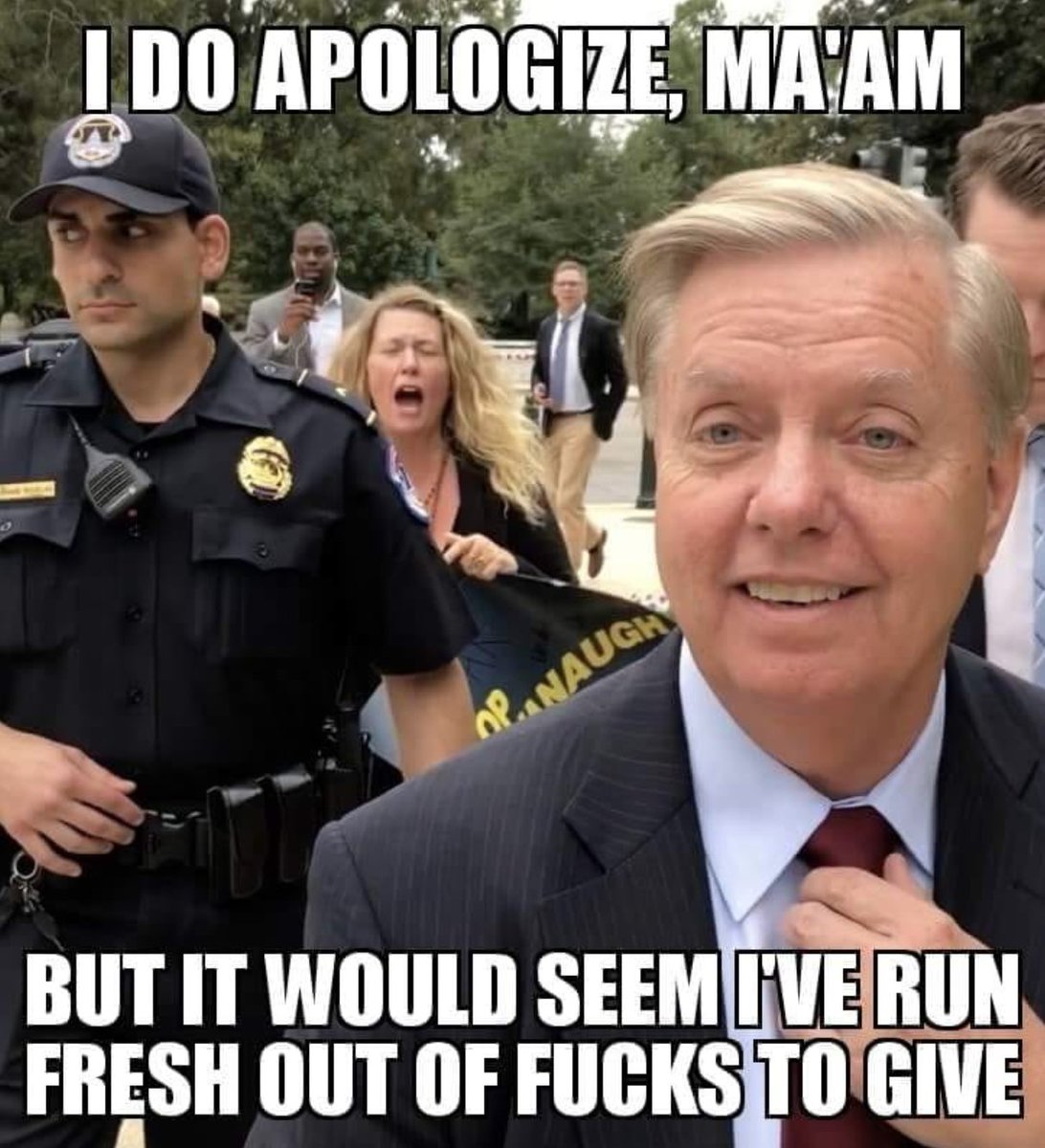 TimRunsHisMouth's tweet photo. Woke Lindsey Graham is the best Lindsey Graham. https://t.co/HplwezUvUB