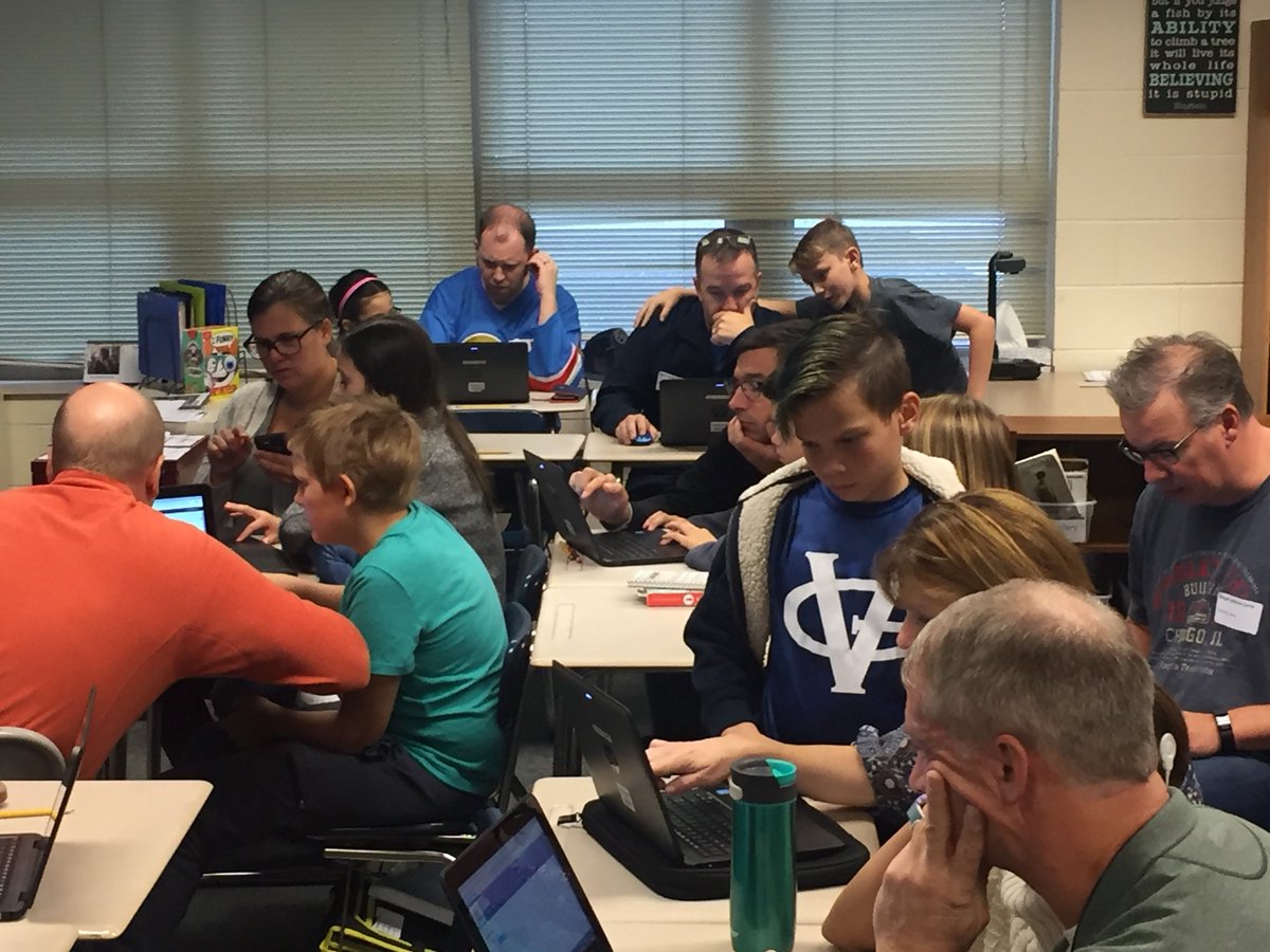 genevableau's tweet photo. Great day today with our 6th grade parent visitors. https://t.co/HcbbFccTSc