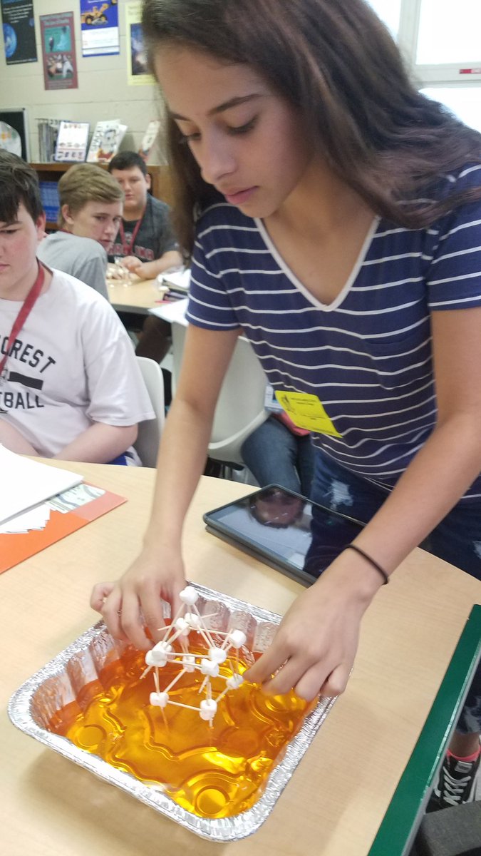 MixonScience's tweet photo. Engineering Design +Science! Jello earthquakes, toothpick &amp; marshmallow structures + 8th graders=Fun Friday! #Lex1Science #wkmssoars #HawkScience8 @LiddleDenise @WKMSHawks https://t.co/bTMufljYj5